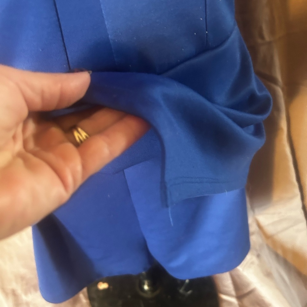 Flamingo Strapless Blue Romper - Picture 2 of 5